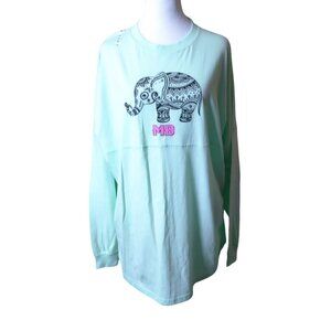 GJC Myrtle Beach Women's Small Long Sleeve Oversized Shirt Henna Travel New